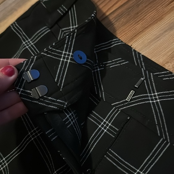 Ann Taylor LOFT Plaid Custom Stretch Trousers Marisa Fit Size 6P - Picture 6 of 9